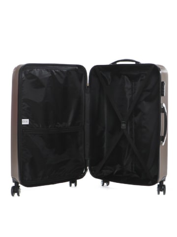 Geographical Norway 3tlg. Hardcase-Trolleyset "Softless" in Beige