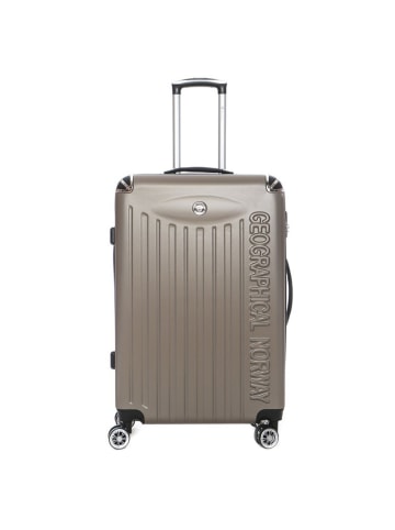 Geographical Norway 3tlg. Hardcase-Trolleyset "Softless" in Beige