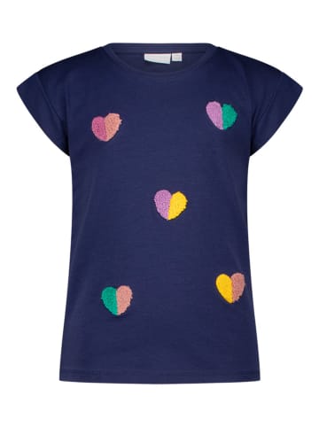Topo Shirt "Hearts" in Dunkelblau