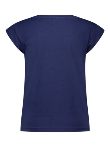 Topo Shirt "Hearts" donkerblauw