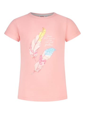 Topo Koszulka "Feather" w kolorze jasnoróżowym