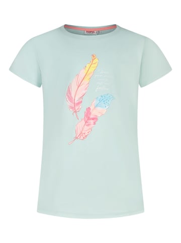 Topo Shirt "Feather" in Grün