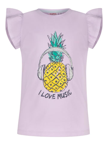 Topo Koszulka "Pineapple in lavender" w kolorze fioletowym