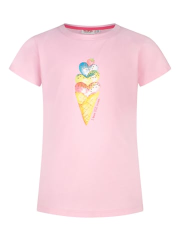 Topo Shirt "Ice in blossom" lichtroze
