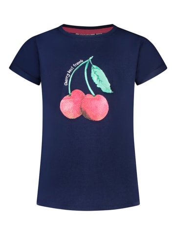 Topo Shirt "Cherry" in Dunkelblau