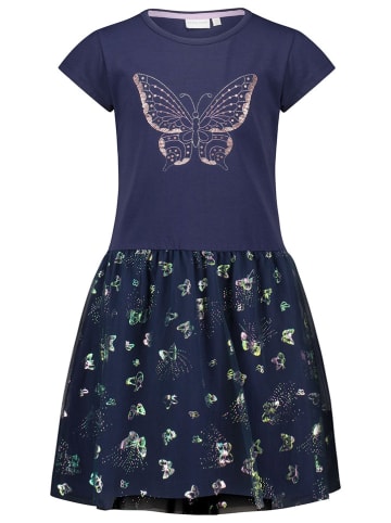 Topo Kleid "Butterfly" in Dunkelblau