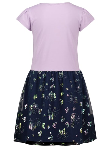 Topo Jurk "Butterfly" paars/donkerblauw