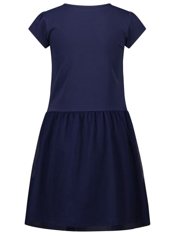 Topo Kleid in Dunkelblau/ Schwarz
