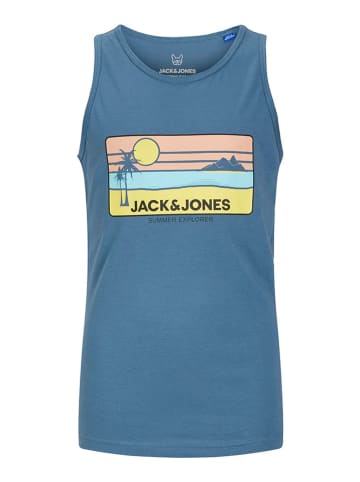 JACK & JONES Junior Top "Peak" in Blau
