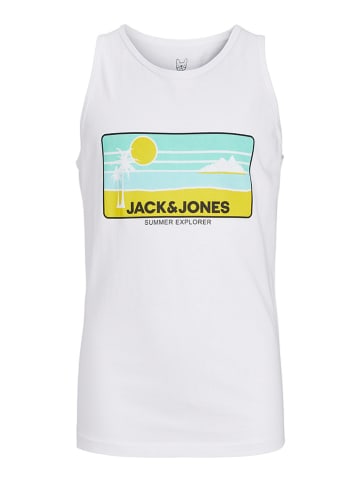 JACK & JONES Junior Top "Peak" in Weiß