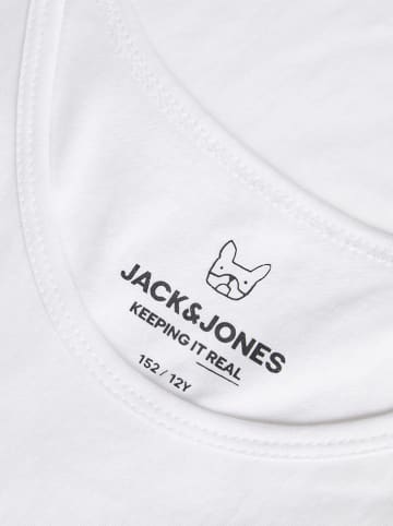 JACK & JONES Junior Top "Peak" w kolorze białym
