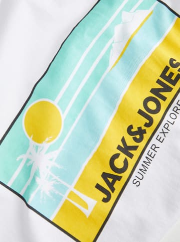 JACK & JONES Junior Top "Peak" w kolorze białym