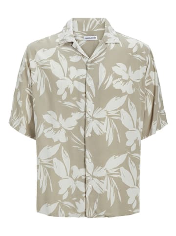 JACK & JONES Junior Blouse "Jeff" beige/wit