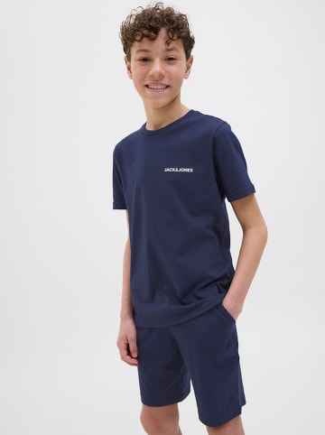 JACK & JONES Junior Koszulka "Everest" w kolorze granatowym
