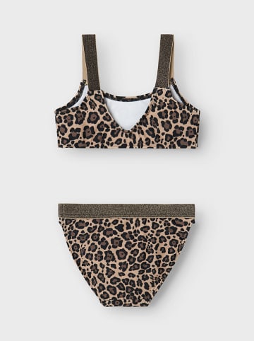 name it Bikini w kolorze beżowo-ciemnobrązowym