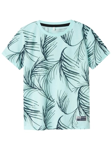 name it Shirt in Türkis/ Grün