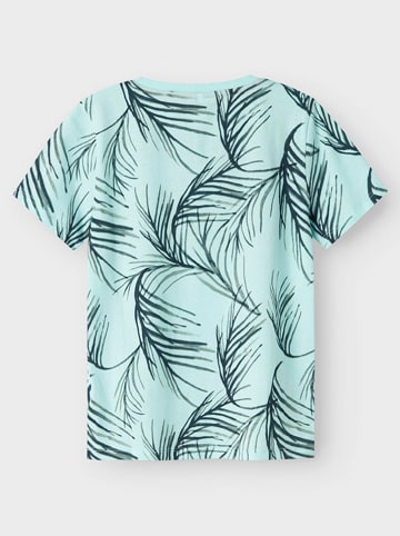 name it Shirt in Türkis/ Grün