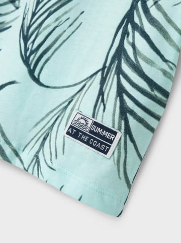 name it Shirt in Türkis/ Grün