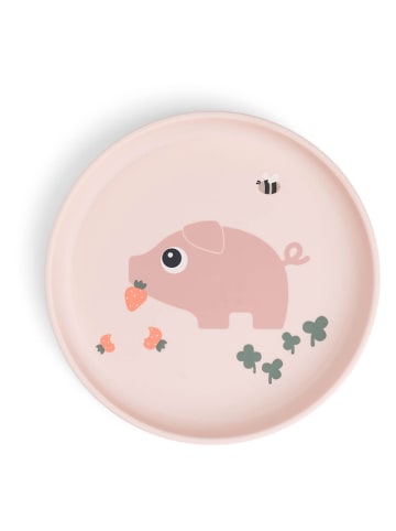 done by deer Speiseteller "Tiny farm" in Rosa - Ø 20 cm