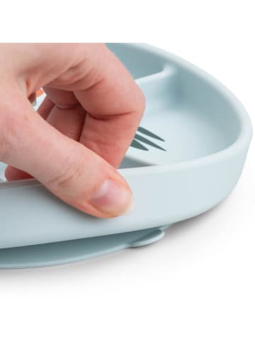 done by deer Speiseteller "Stick & Stay" in Hellblau - Ø 18 cm