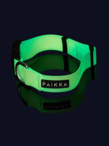 Paikka Halsband "Glow" lichtroze/mintgroen