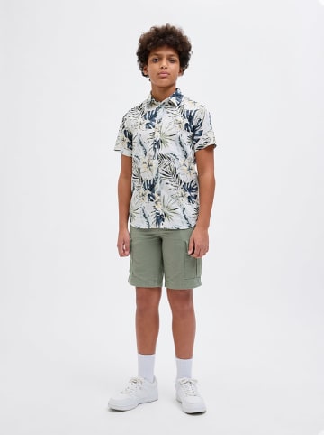JACK & JONES Junior Szorty "Cole" w kolorze zielonym