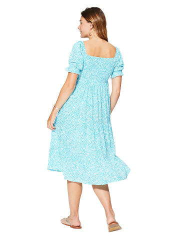 Aller Simplement Jurk turquoise