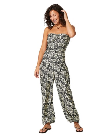 Aller Simplement Jumpsuit in Schwarz/ Weiß