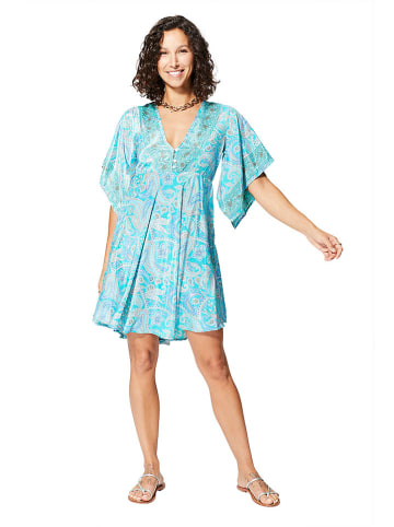 Aller Simplement Kleid in Türkis