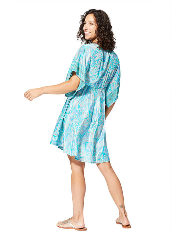 Aller Simplement Jurk turquoise