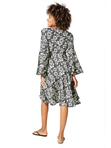 Aller Simplement Kleid in Schwarz/ Weiß