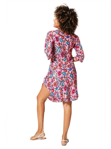 Aller Simplement Kleid in Rosa/Rot