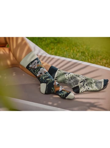 Spox Sox 2er-Set: Socken in Grün/ Schwarz