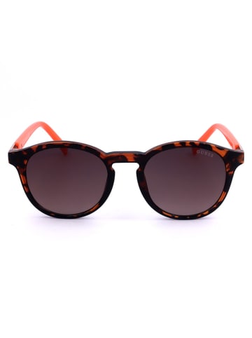 Guess Kinderzonnebril zwart-oranje/bruin