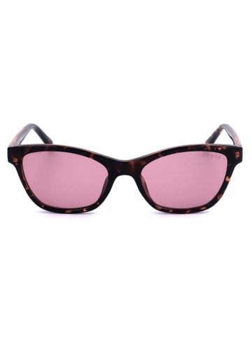 Guess Dziecięce okulary przeciwsłoneczne w kolorze różowo-brązowym