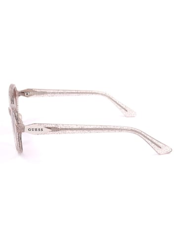 Guess Dziecięce okulary przeciwsłoneczne w kolorze beżowo-jasnobrązowym