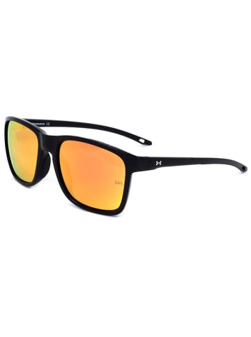 Under Armour Kinder-Sonnenbrille in Schwarz/ Orange-Gelb