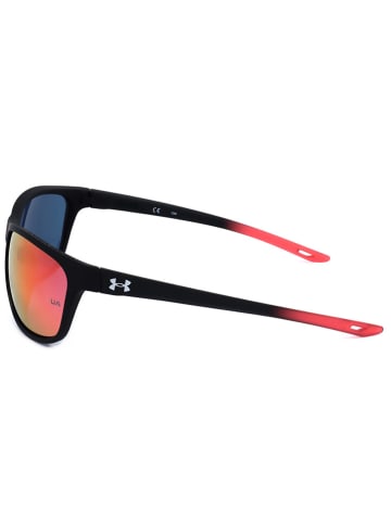 Under Armour Dziecięce okulary przeciwsłoneczne w kolorze czarno-fioletowo-różowym