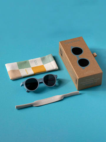 SooNice Kinder-Sonnenbrille in Hellblau/ Schwarz