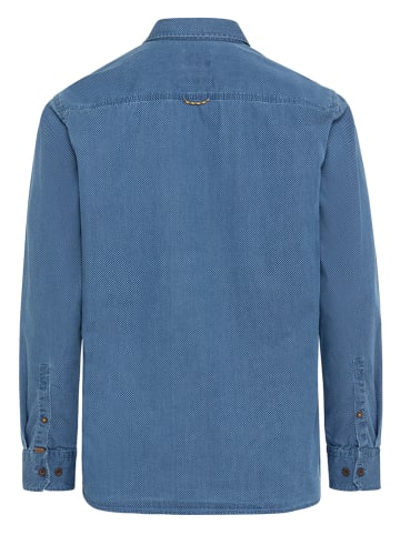 Camel Active Blouse - regular fit - donkerblauw
