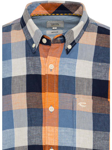 Camel Active Blouse - regular fit - oranje/blauw