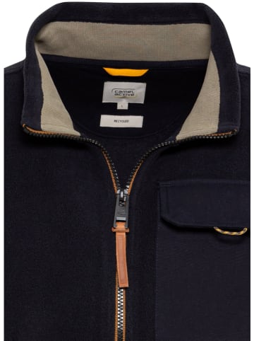 Camel Active Fleece jas kaki/zwart