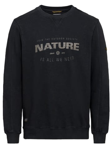 Camel Active Sweatshirt in Schwarz
