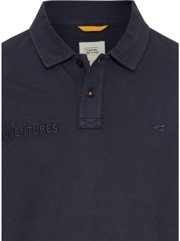 Camel Active Poloshirt donkerblauw
