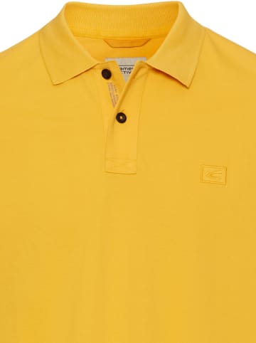 Camel Active Koszulka polo w kolorze żółtym
