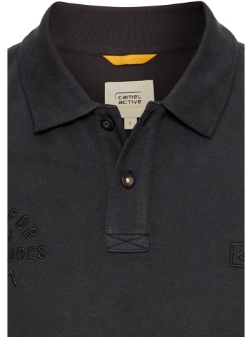 Camel Active Koszulka polo w kolorze czarnym