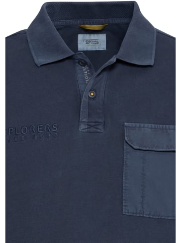 Camel Active Poloshirt donkerblauw