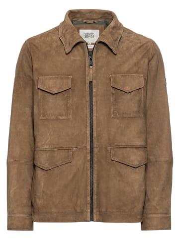 Camel Active Skórzana kurtka w kolorze khaki