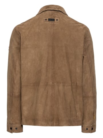 Camel Active Leren jas kaki
