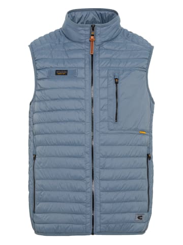 Camel Active Doorgestikte bodywarmer lichtblauw